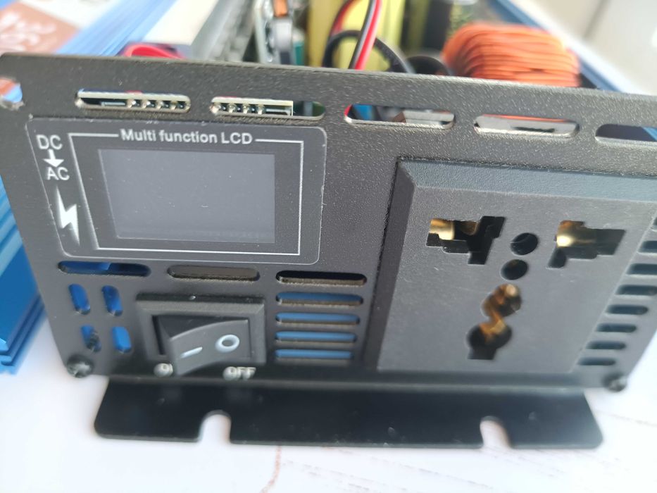 Інвертор 12в 24в 1600 3600Вт Инвектор Преобразовател 220в чистий синус