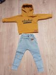Komplet jeansy + bluza