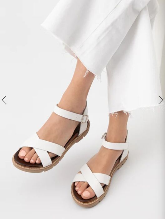 Skórzane sandały damskie marki Wojas rozmiar 39