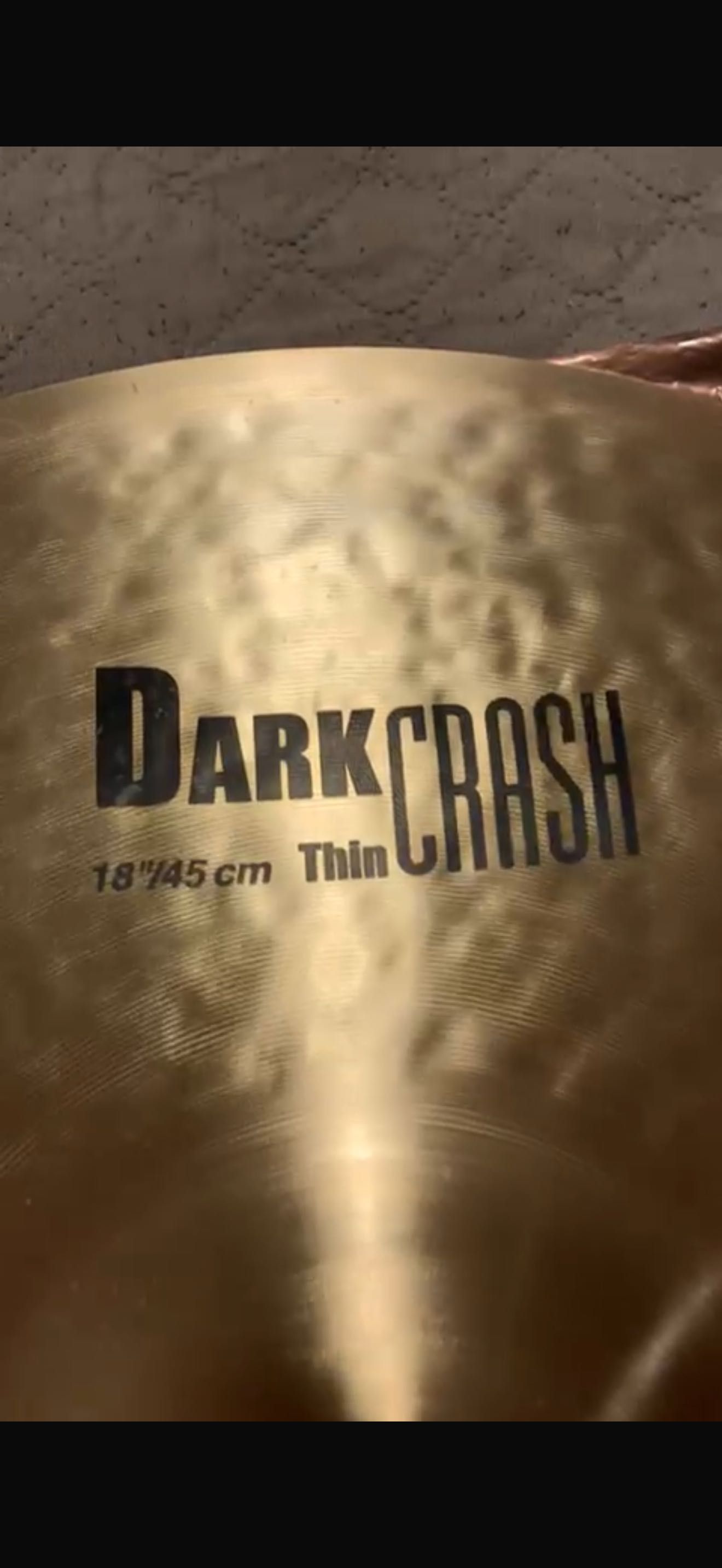 Crash zildjian 18” K custom (como novo)