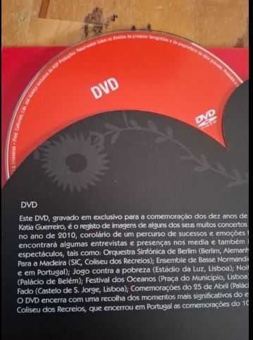 Katia Guerreiro, 10 anos nas asas do fado, edição de luxo, Cd, Dvd,