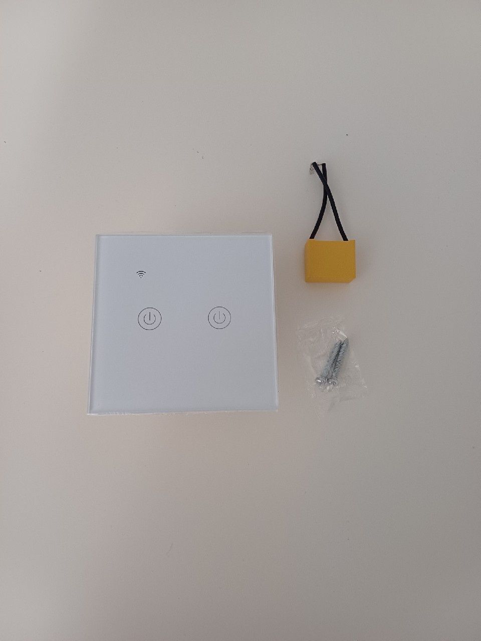 Inteligentny Podwójny włącznik światła, Wi-Fi, Tuya DS-101JL