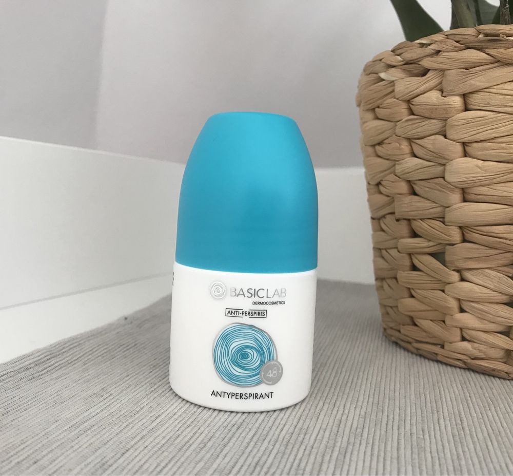 NOWY antyperspirant naturalny Basiclab dezodorant 48h dobry skład