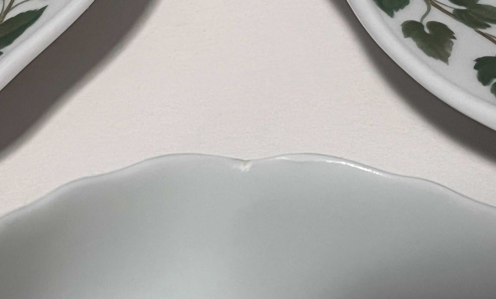 Zestaw herbata śniadaniowy porcelana Hutschenreuther "Weinlaub".