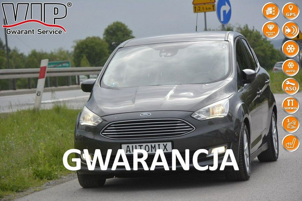 Ford C-MAX 1.0 EcoBoost nawi hak Asist Park pakiet zimowy gwarancja przebiegu