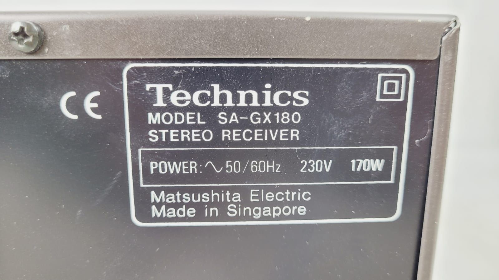 Technics SA GX 180 Wzmacniacz stereo Amplituner Prosty solidny 2x65W 4