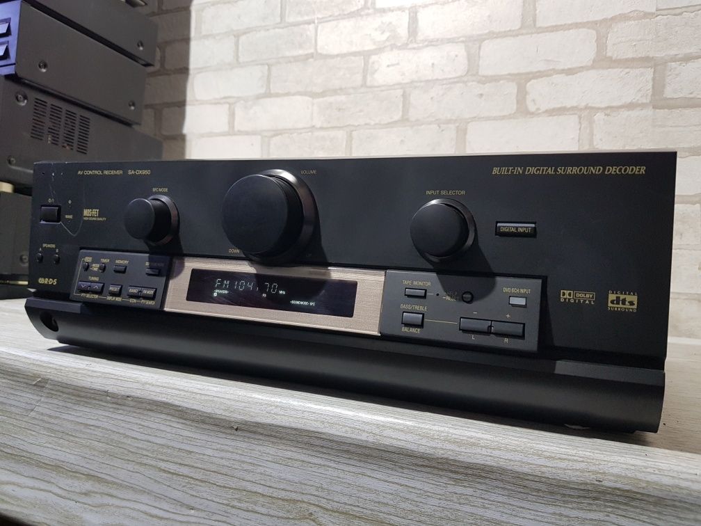 FM/AM  ресивер/підсилювач Technics SA-DX950 2x100Вт б/у з Німеччини+1