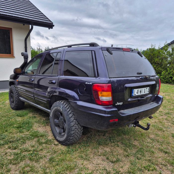 Jeep WJ 4.7 V8, gaz, lift, koła 32", wyciągarka, KLIMA - super cena!