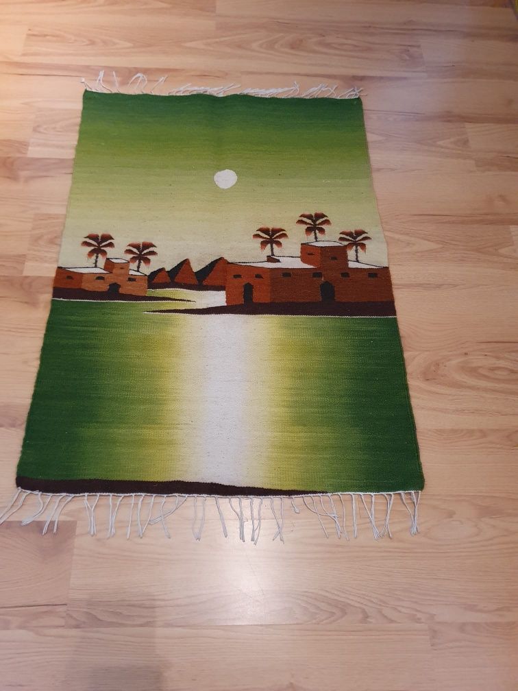 Gobelin,dywan,kilim, ręcznie tkany-Egipt,126x86