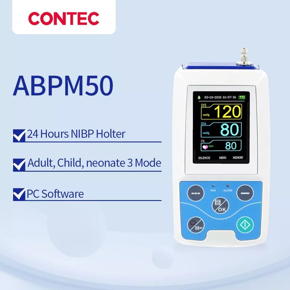 Новий Contec Abpm50 холтер мониторинг давления суточный