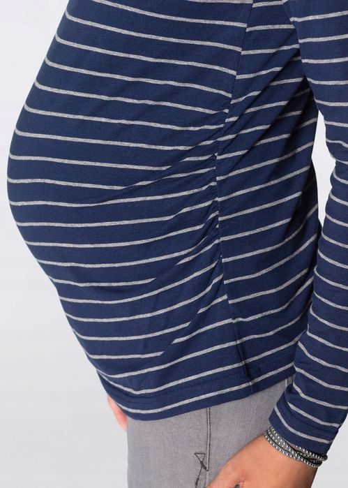 B.P.C bluza ciążowa i do karmienia bawełniana w paski 48/50.