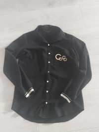 Czarna elegancka koszula E.M.G r.36 j.nowa i spódnica ołówkowa H&M