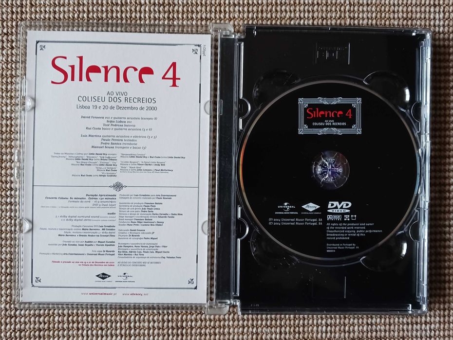 DVD musical Silence 4