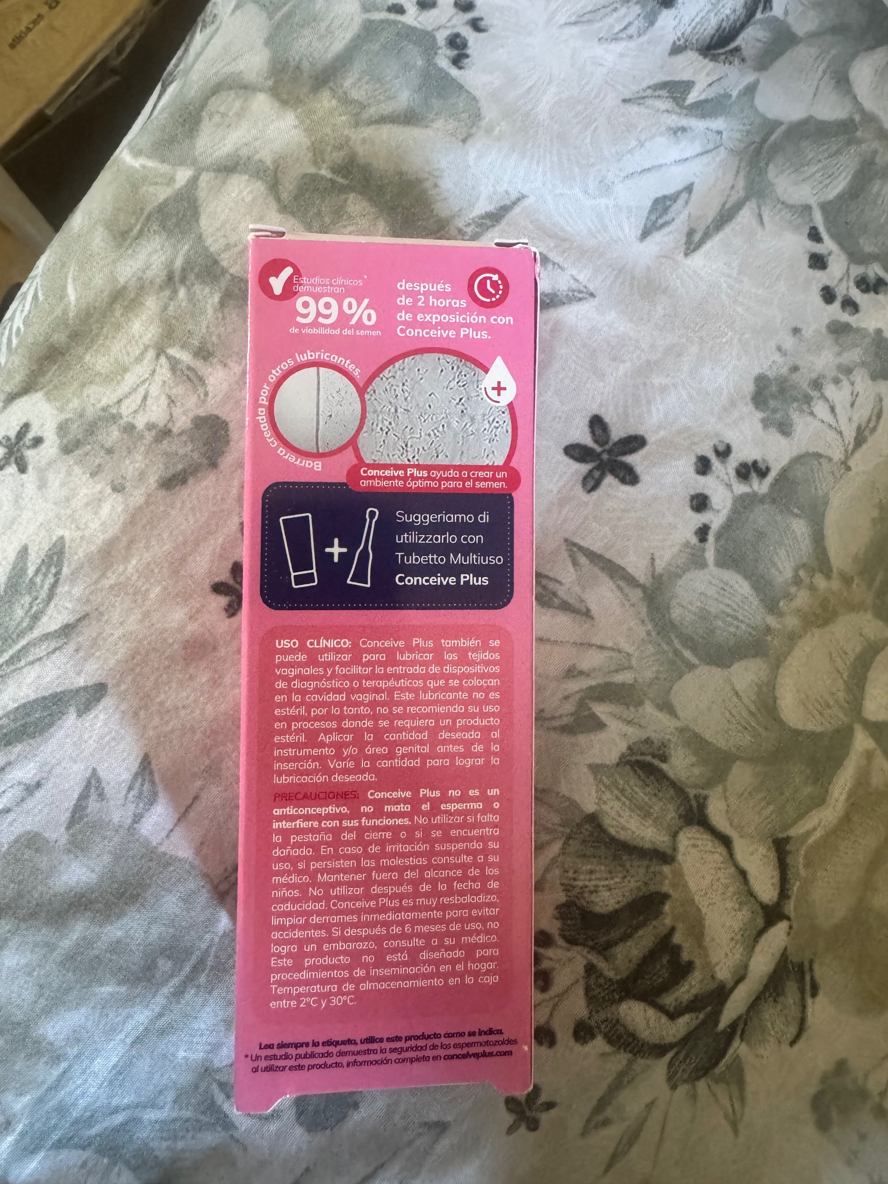 Lubrificante da fertilidade conceive plus