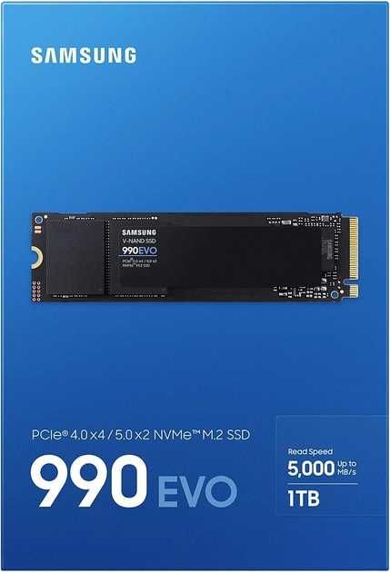 SSD диск Samsung 990 Evo 1TB PCIe 4.0 x4/5.0 x2 NVMe 2.0 V-NAND TLC
