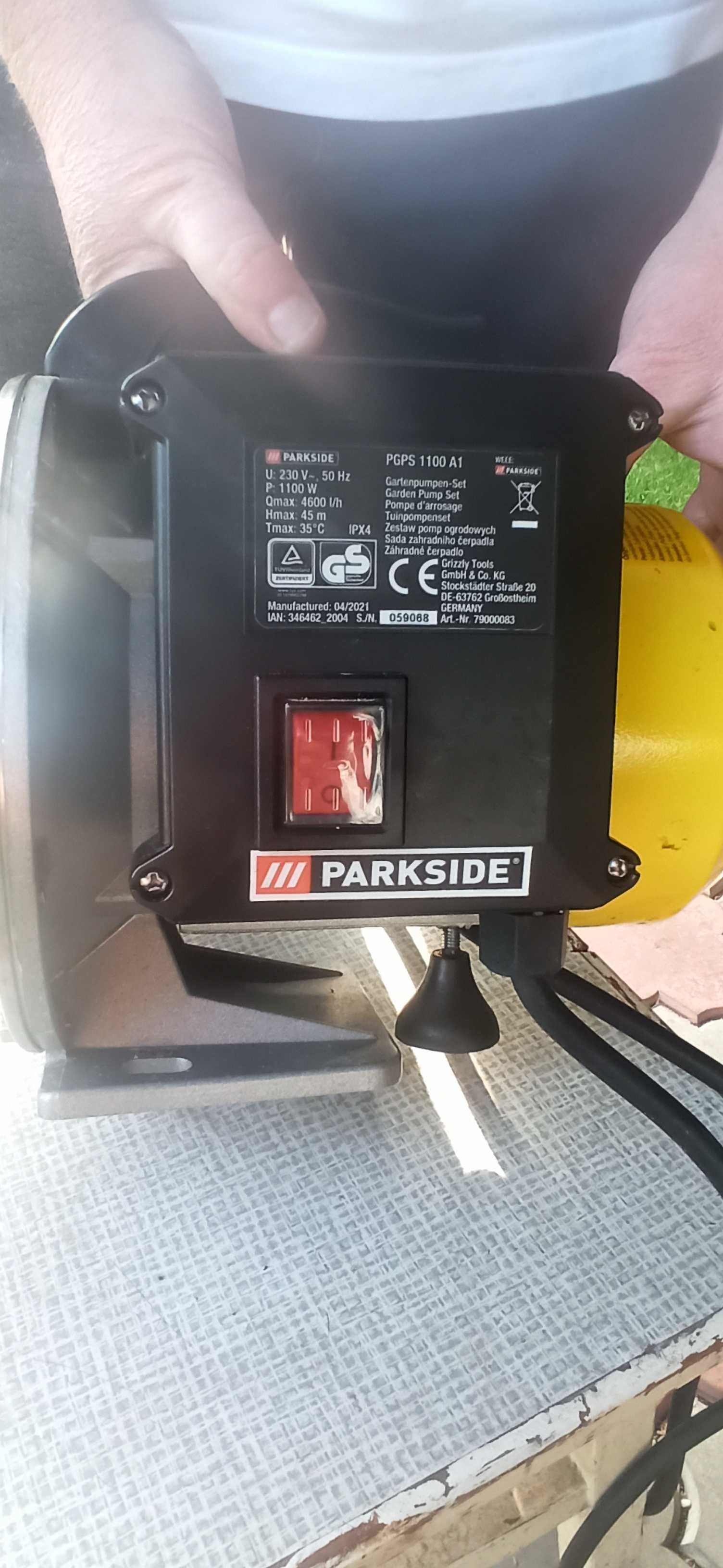 Parkside PGPS 1100 A1 pompa ogrodowa