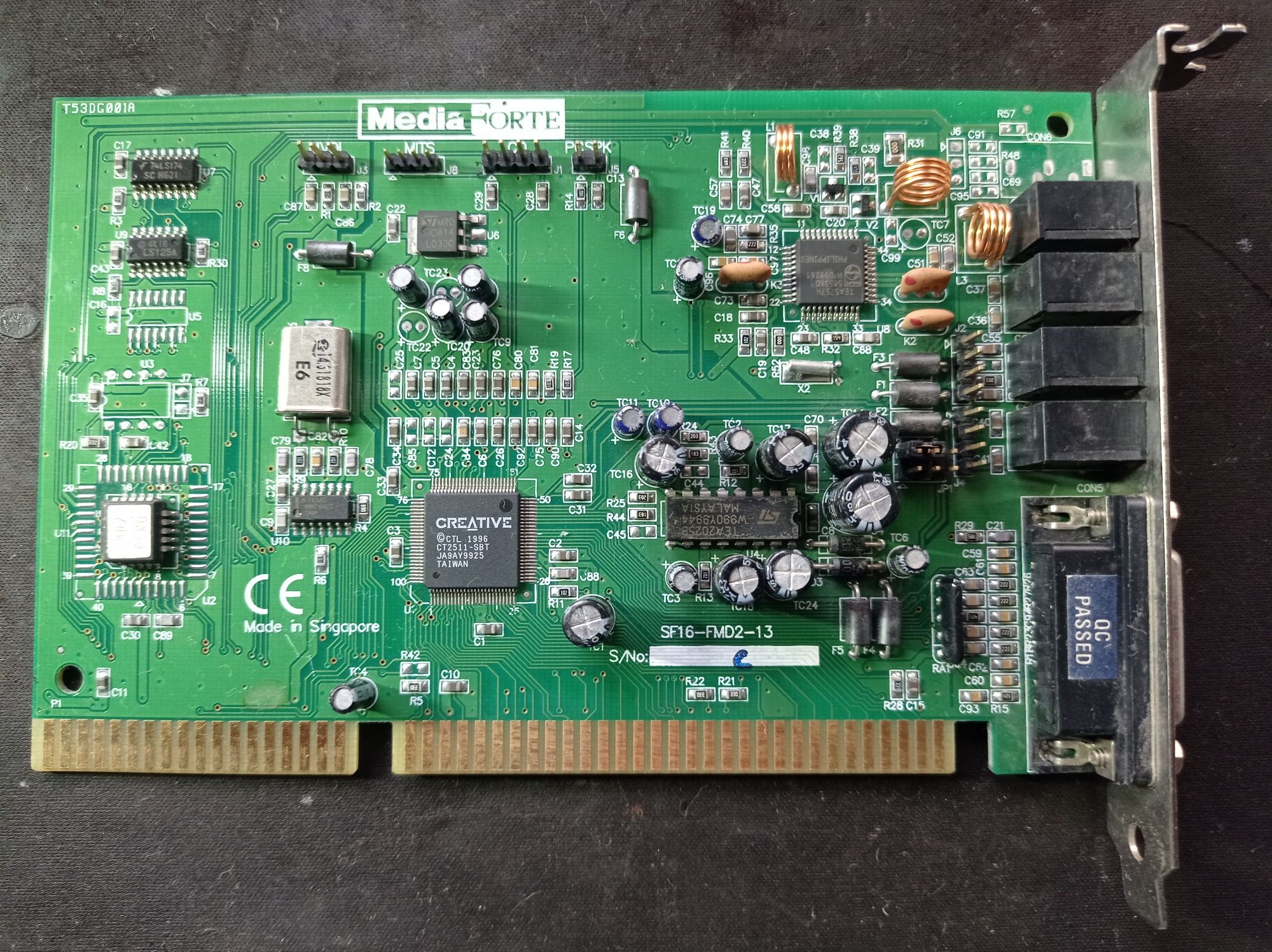 Звуковая карта ISA 16 BIT