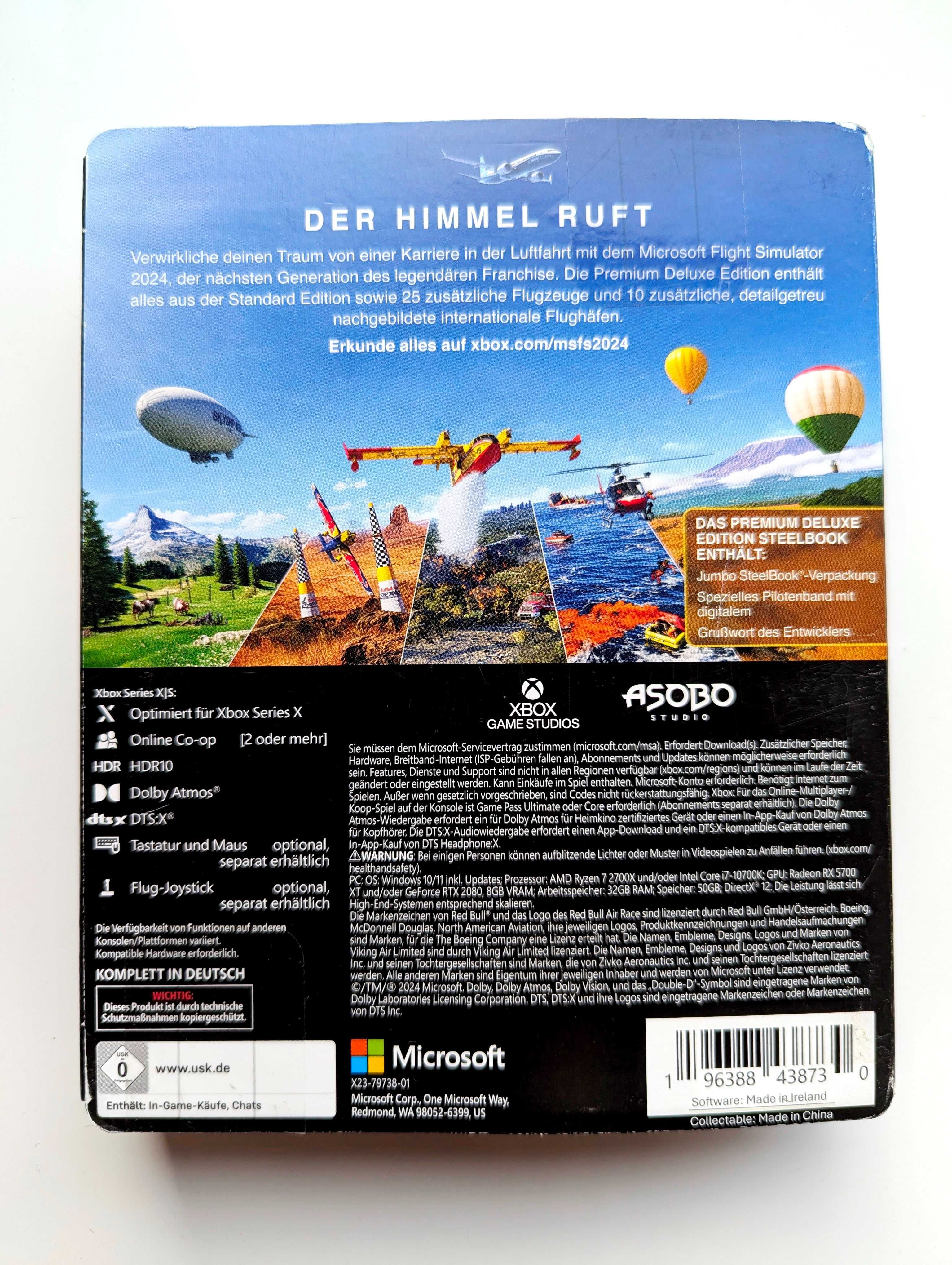 Microsoft Flight Simulator 2004 Steelbook Xbox Series S X (Siedlce)