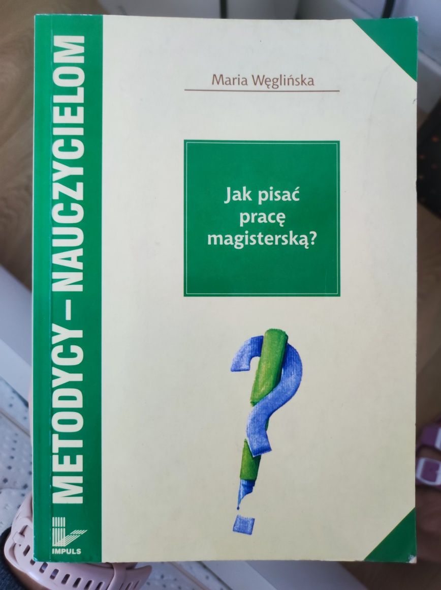 Książka Jak pisać pracę magisterską?