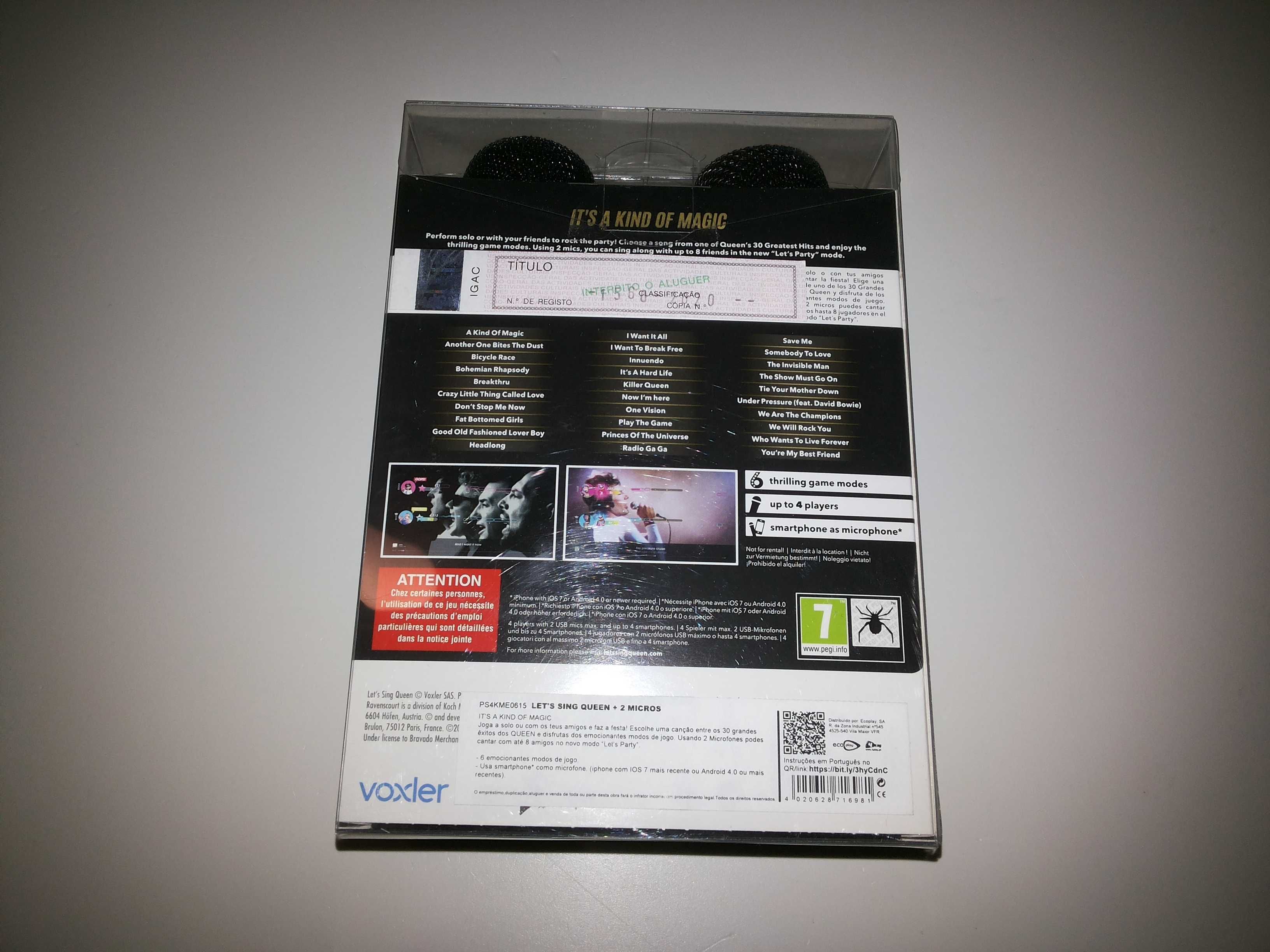 Jogos Singstar para Playstation 4 - PS4