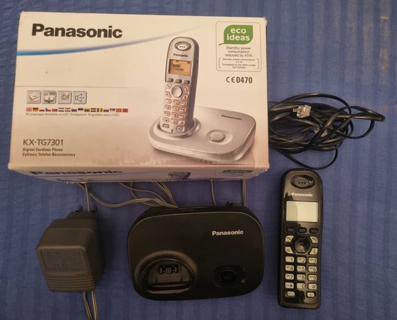 Telefon bezprzewodowy stacjonarny Panasonic KX-TG7301PD