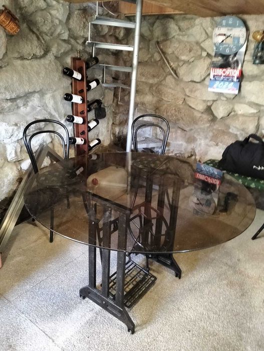 Vidro fumado redondo