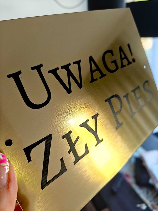 Tabliczka adresowa na dom posesje tabliczka informacyjna grawer