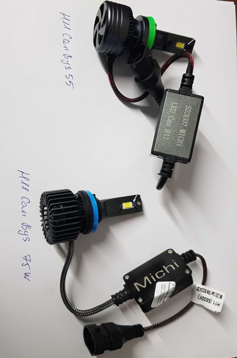 Автосвітло Лед Michi Can 53W,50W,75W H1,H7,H11,HB3,HB4,H4, D2S,D1S,D3S