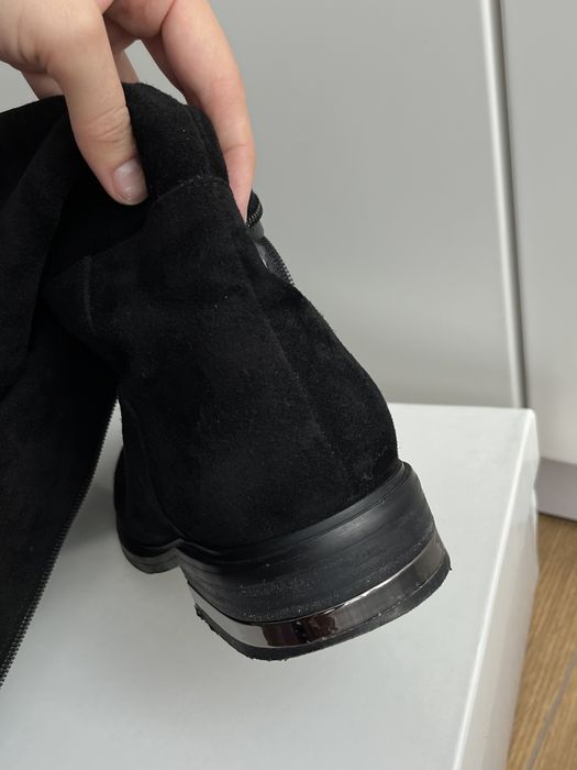 Ботфорди зимові з натуральною цегейкою