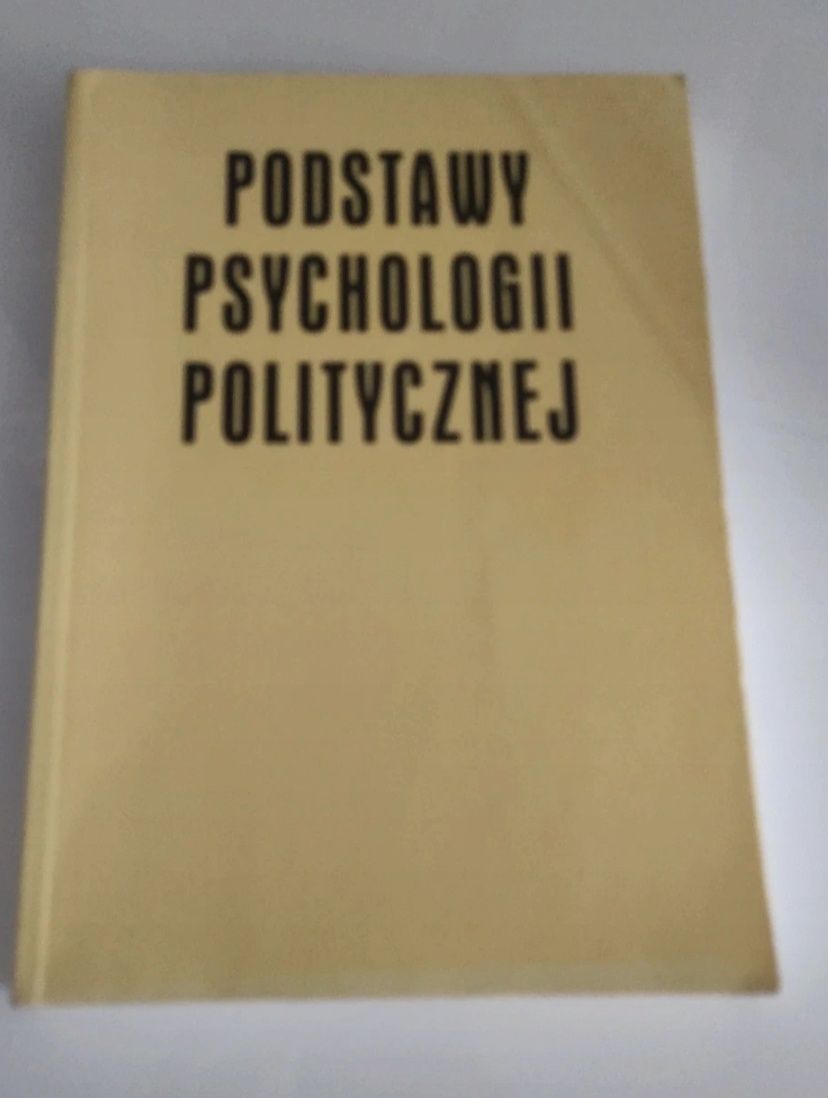 Podstawy psychologii politycznej książka Podręcznik