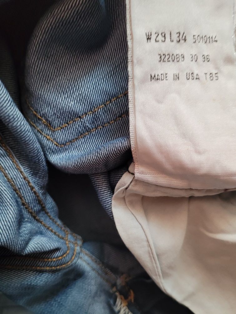 Jeansy streight LEVIS rozm. S