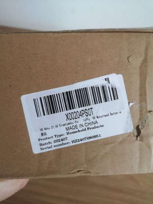 Zestaw części zamiennnych bateria i filtry do odkurzacza