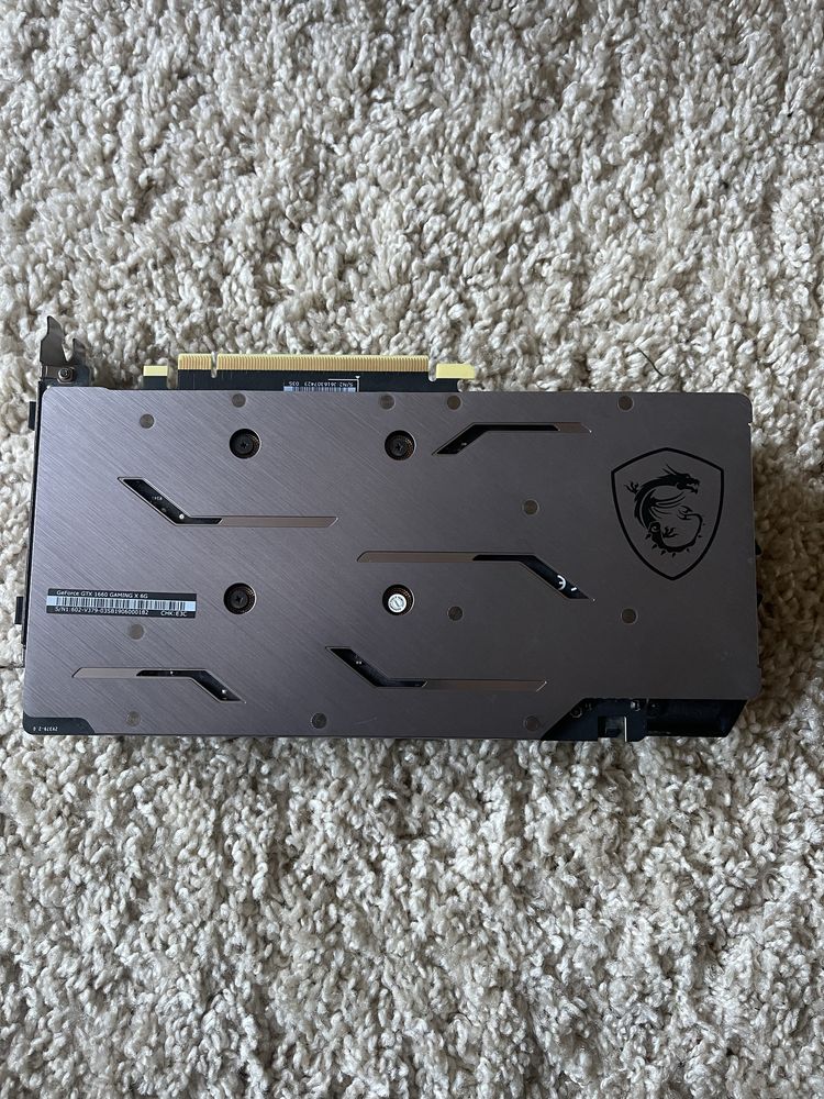 Відеокарта GTX 1660 от MSI
