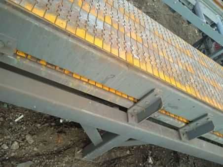 Przenośnik taśmowy, taśmociąg taśma metalowa Długość 10,40m