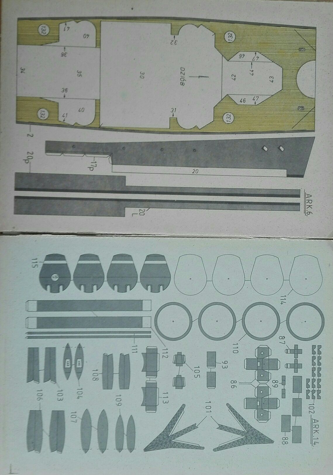 Mały Modelarz 5-9/90 pancernik Vanguard