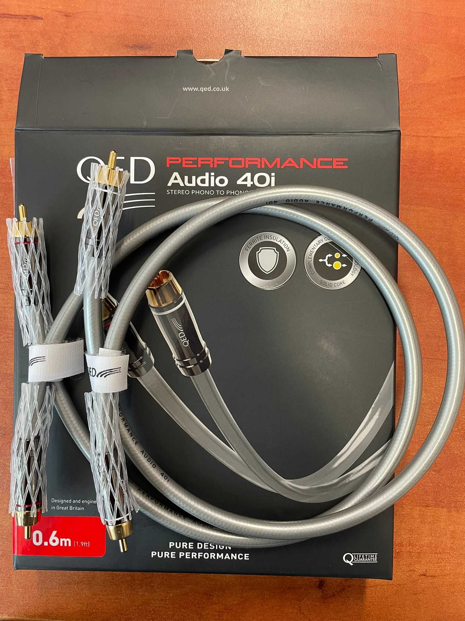 QED performance audio 40i 0,6m kabel RCA interkonekt analogowy