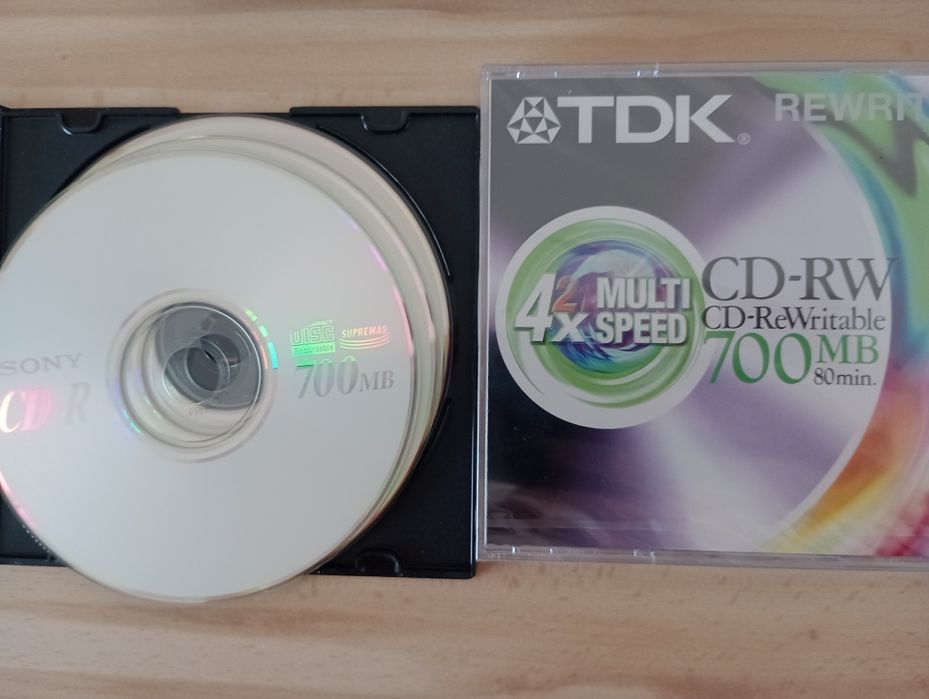 3 Płyty CD-R i 2 CD-RW