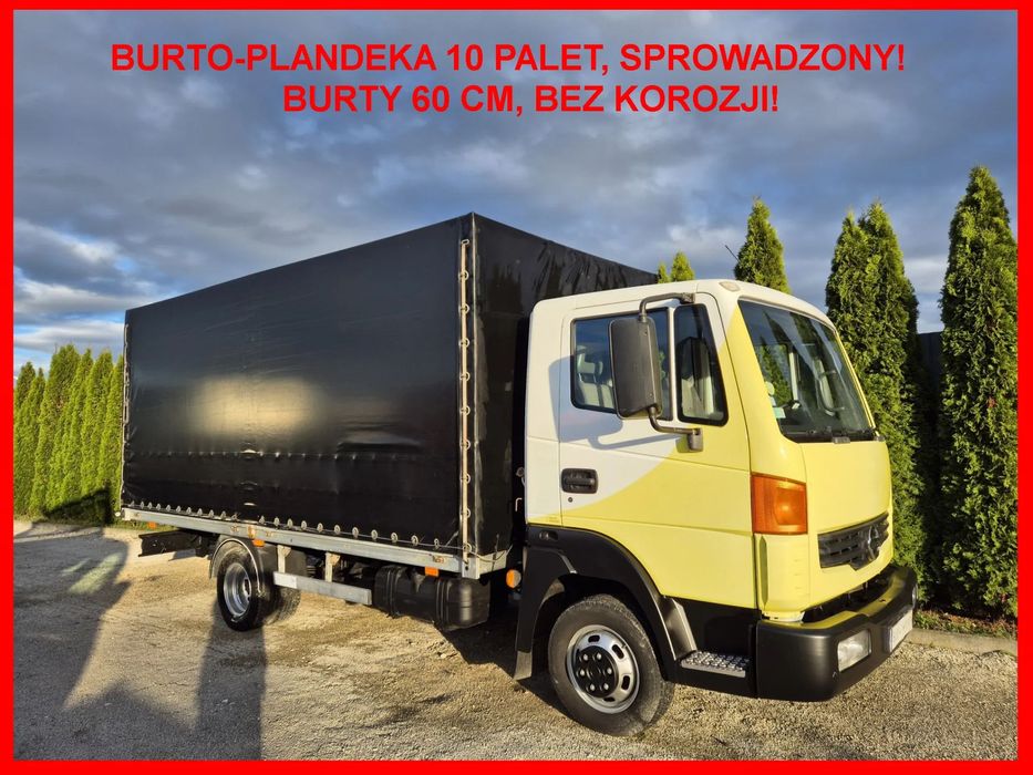 Nissan ATLEON 3.0 150KM  Plandeka 10 palet, Skrzynia 5m, Burty 60cm, Bez korozji, Sprowadzony!