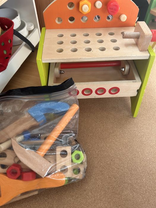 Zestaw mechanika narzedzia drewniane