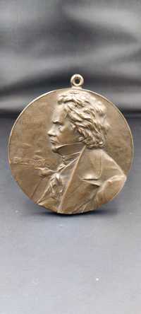 Obrazek - miniatura z brązu -Ludwig van Beethoven