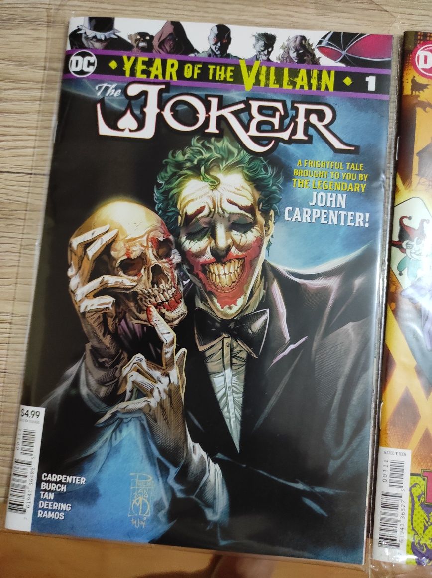 2 comics Joker versão norte americana