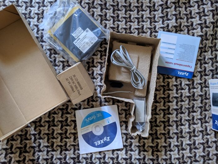 Новий Двухдіапазонний модем ZyXEL ADSL2+ P660RT2 EE Annex A/B