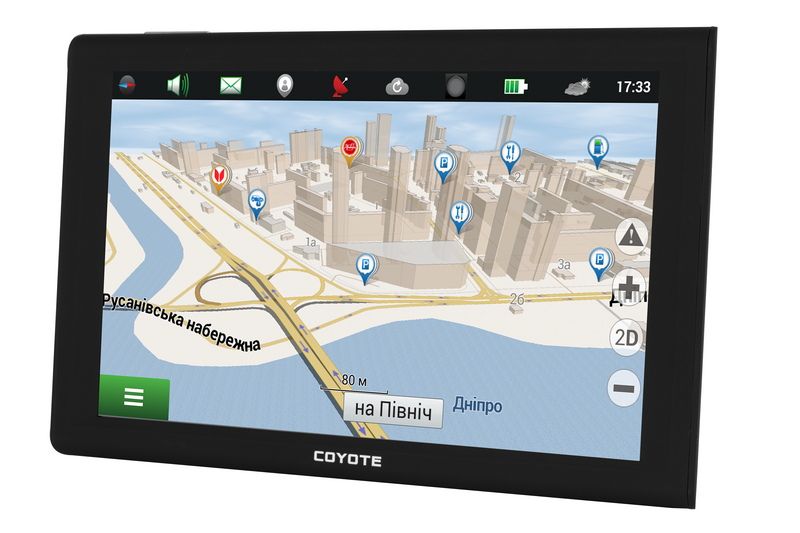GPS-навігатор відеореєстратор Coyote 1090 DVR PRO 9 дюймів для TIR