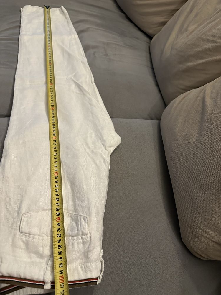 Мужские Белые  Хлопковые Штаны  Zara Denim ЗАРА(3499 грн)
