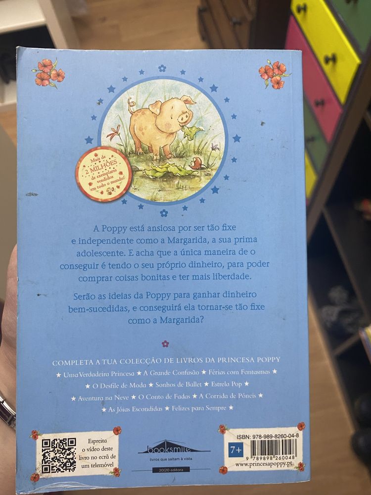 Livro princesa poppy