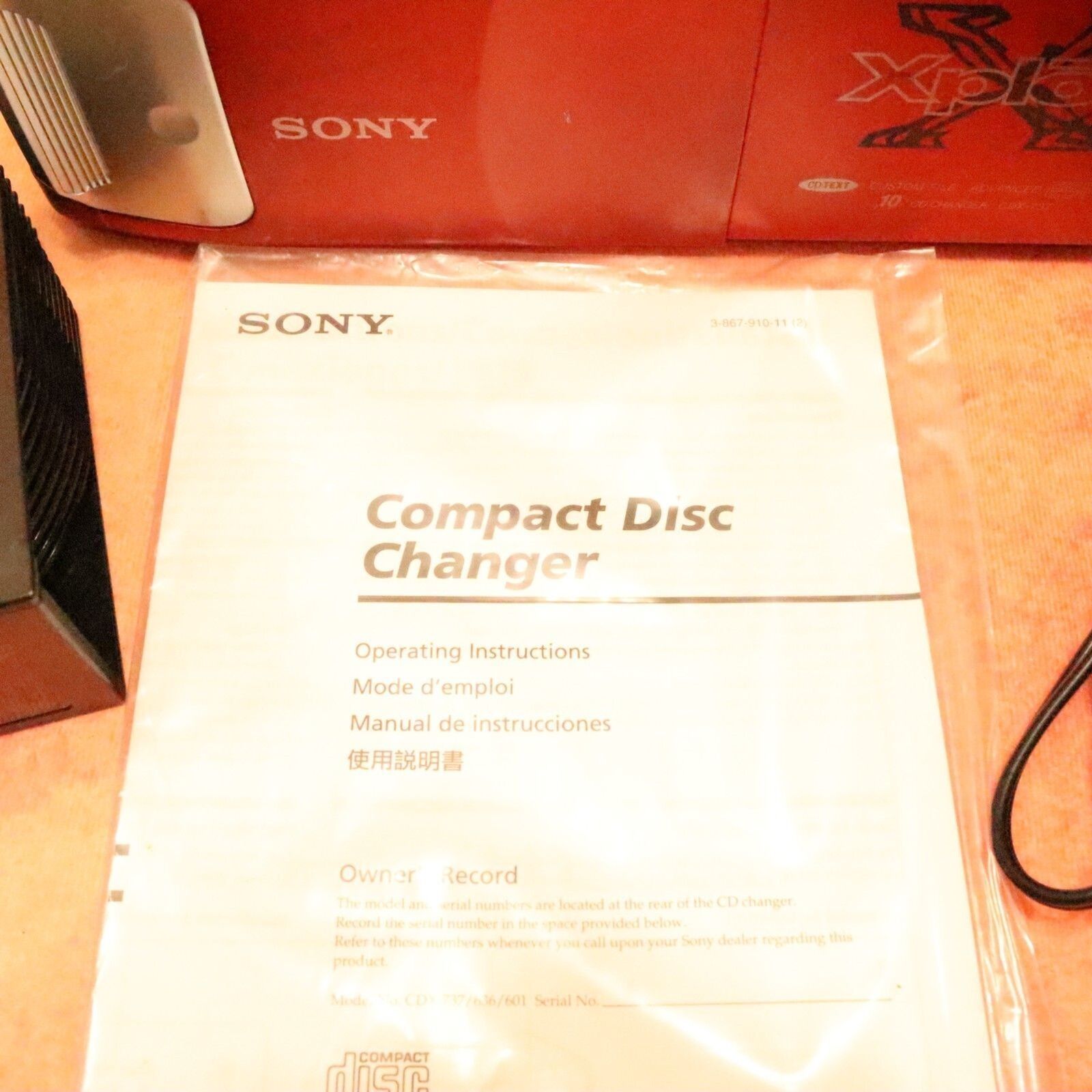 Sony - Compact disk changer