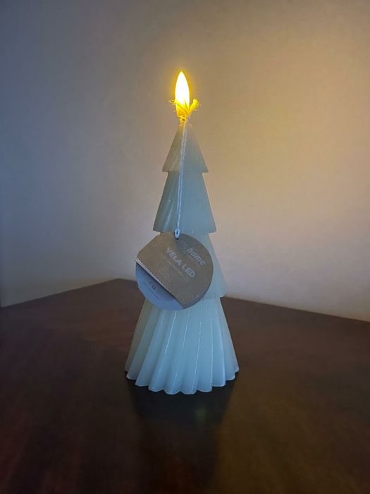 Vela led com cera natural - nova