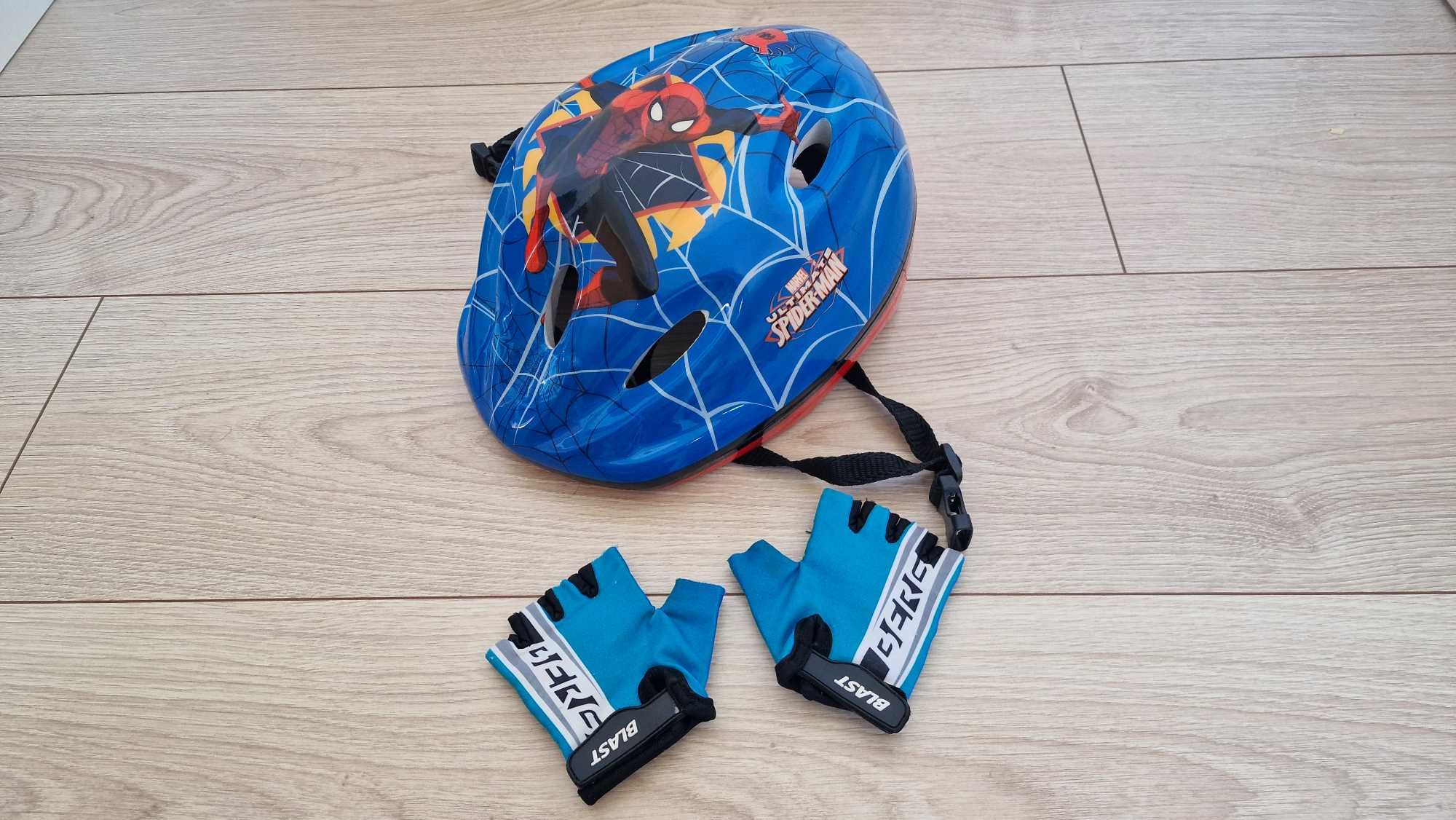 Capacete + luvas bicicleta criança_COMO NOVOS