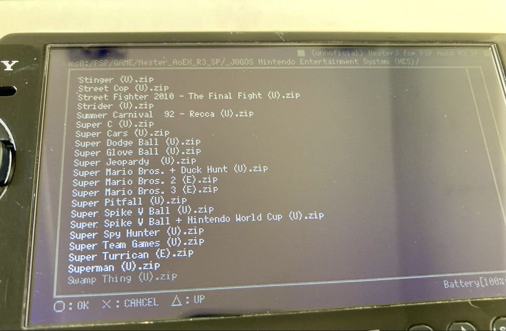 PSP 3004 + 5500 Jogos (Cartão 64GB) + Carregador