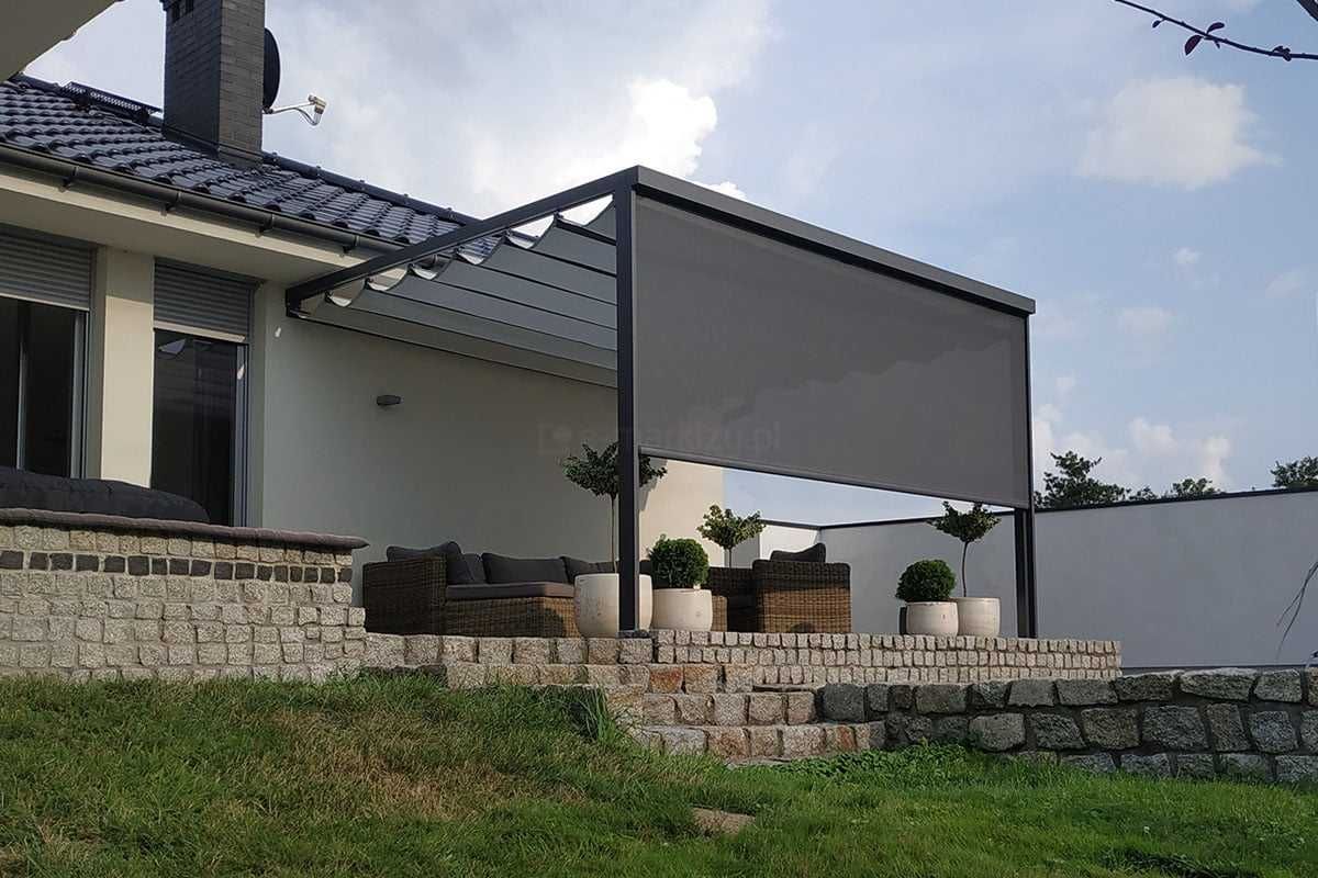 Zadaszenie pergola altana wiata na taras do ogrodu nad basen Dragon